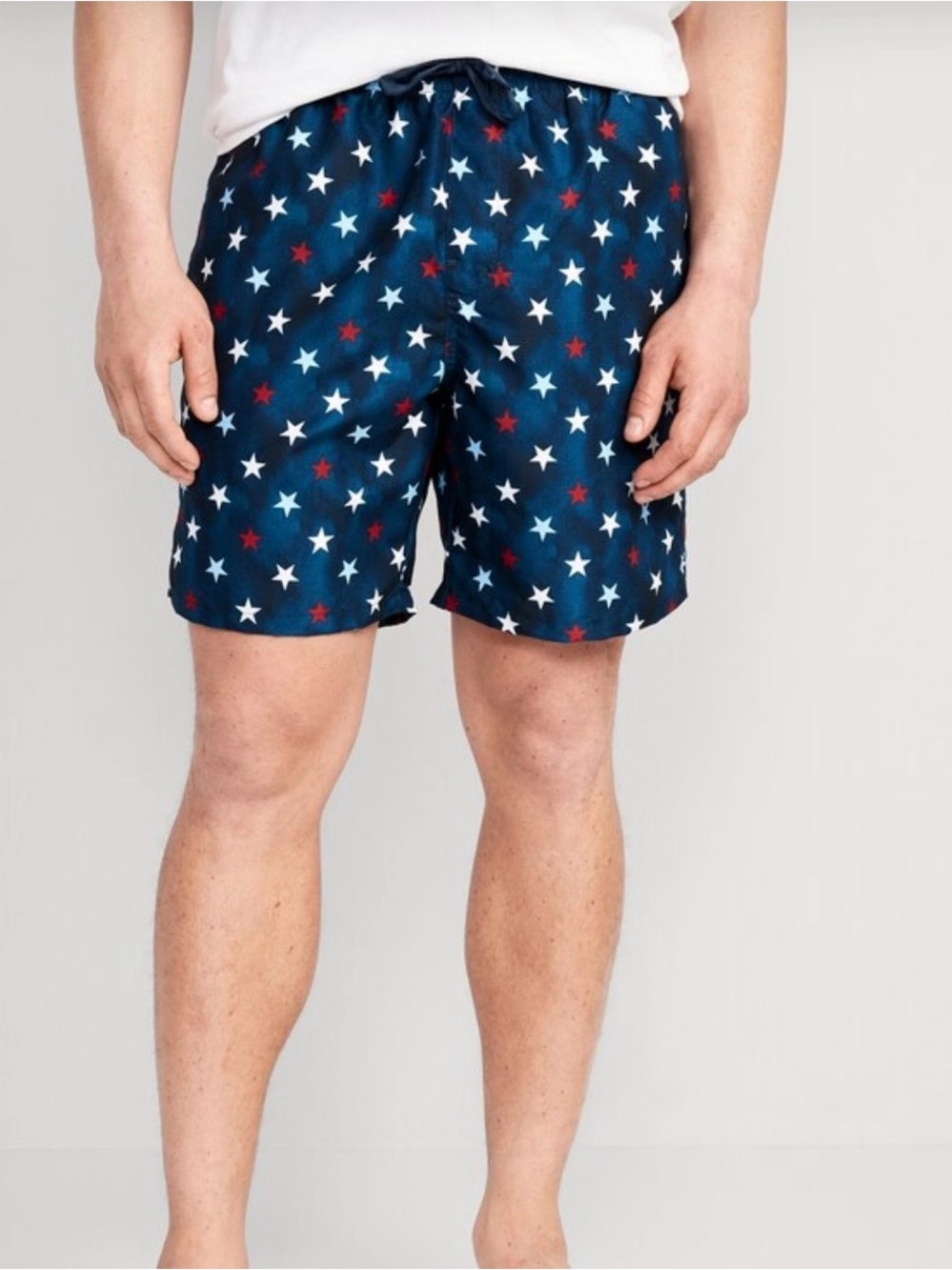 Old Navy Americana Stars Swim Trunks L NWT